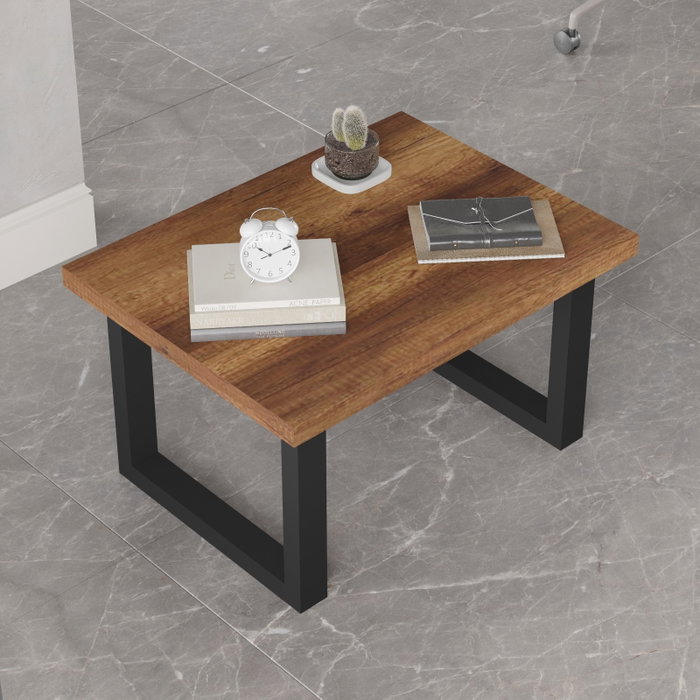 Hanah Home Mn02-Ba Mesa de centro Nogal y Antracita Hanah Home Mn02-Ba Mesa de centro Nogal y Antracita